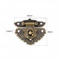 Uxcell 2 Sets Wood Case Chest Box Rectangle Clasp Closure Hasp Latches Bronze Tone 55 X 48mm