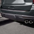 Rt-tcz Smoked Black Rear Fog Light Lamp Trim Cover Decoration Exterior Accessories Compatible With Chevy Suburban Suv 2020-2023