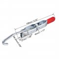 Uxcell 375lbs Capacity Quick Holding Latch Action Pull J Hook Toggle Clamp