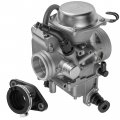 Caltric Carburetor With Intake Manifold Boot For Honda 16100-hn5-m41 16210-hn5-671