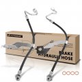 A-premium Front Driver And Passenger Brake Hydraulic Hose Compatible With Ford Models F-250 Super Duty 2008-2012 For F-350 6 8l