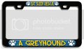 Eat Sleep Rescue A Greyhound Dogs Pets Bl 3d Metal License Plate Frame Auto Suv Truck Tag Holder L1 