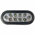 All Star Truck Parts Red White Amber 6 Oval 10 Led Trailer Stop Turn Tail Light Kit Dot Certified With Grommets Plugs Ip67 
