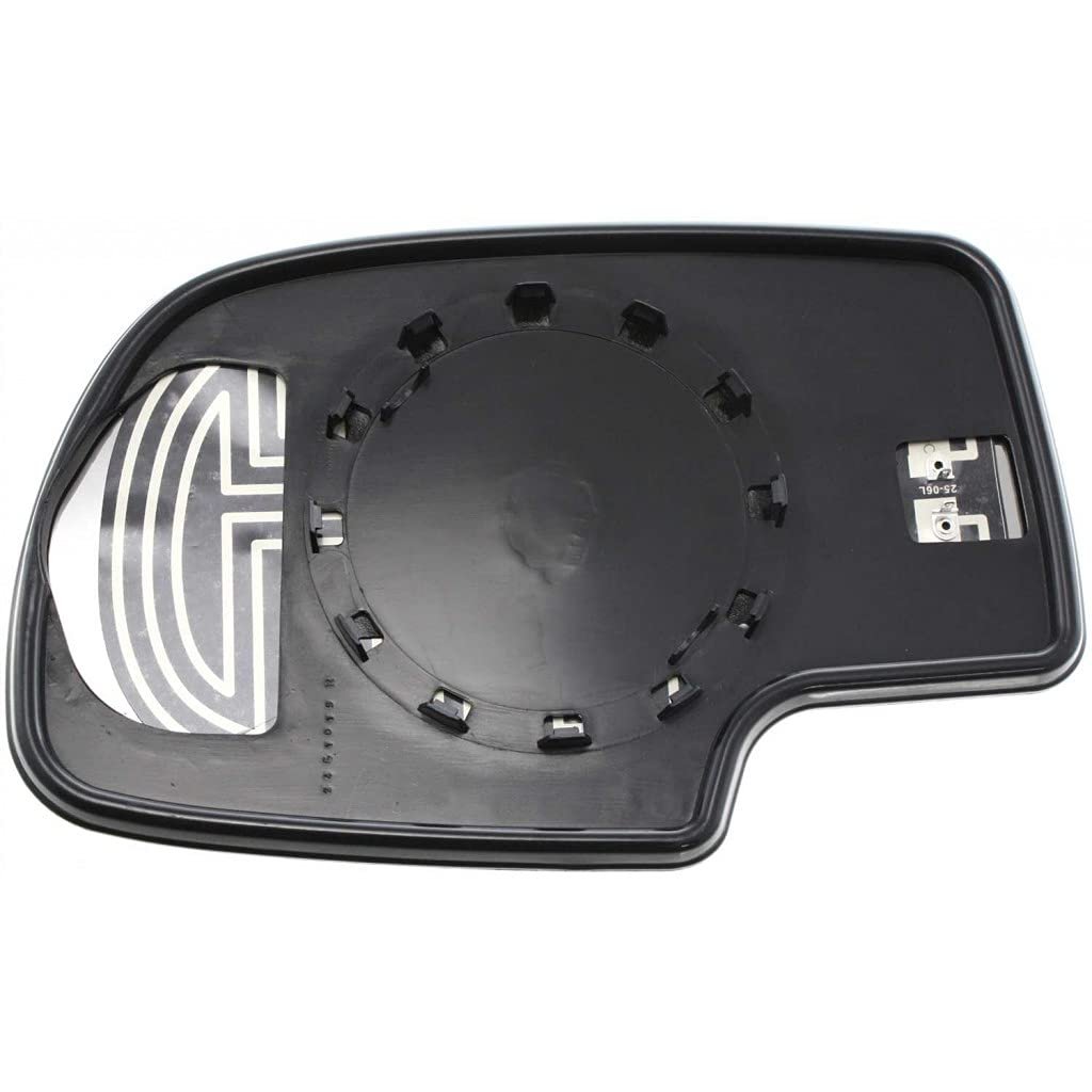 Passenger Side Mirror Glass For Cadillac Escalade Ext 2002 2003 2004 2005 2006 Heated Convex With Backing Plate Replaces