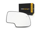 Passenger Side Mirror Glass For Cadillac Escalade Ext 2002 2003 2004 2005 2006 Heated Convex With Backing Plate Replaces