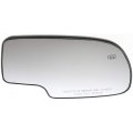 Passenger Side Mirror Glass For Cadillac Escalade Ext 2002 2003 2004 2005 2006 Heated Convex With Backing Plate Replaces