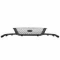 Fo1200395 Factory Style Front Bumper Grill Grille Assembly With Argent Mesh Compatible Ford Ranger 2001-2003 Painted Black