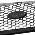 Fo1200395 Factory Style Front Bumper Grill Grille Assembly With Argent Mesh Compatible Ford Ranger 2001-2003 Painted Black