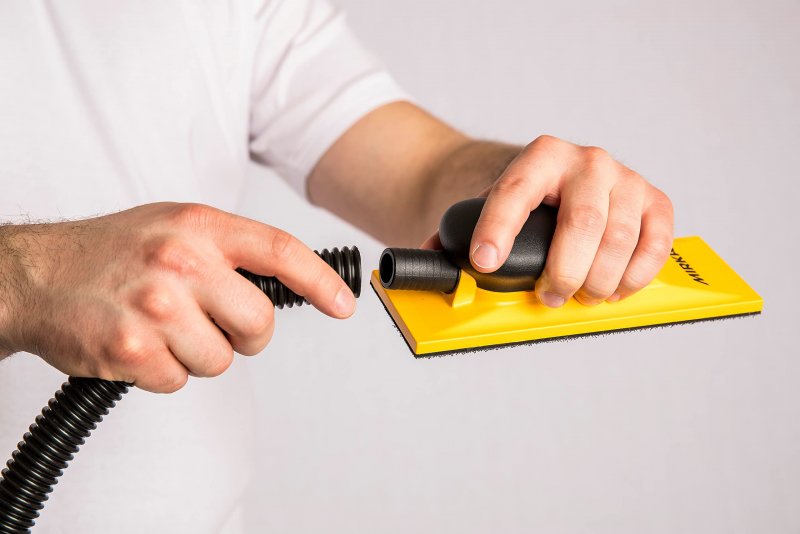 Mirka Hand Sanding Block 2 75 X8 Grip 22h Yellow 1 Pkg
