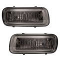 Hecasa Fog Lights For 2004-2006d F-150 F150 Replacement For 5l3z15200a 5l3z15201a Fo2593209 Fo2592209 Lamp Smoke Lens W Bulb 