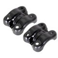 15592588 2pcs Rear Suspension U Bolt Plate Right Replacement For 1988-2000 C3500