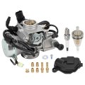 Carburetor Carb With Fuel Filter Kit For Honda Foreman 450 Trx450 1998-2004 Rancher 350 2000-2006 O E M 16100-hn2-a22 