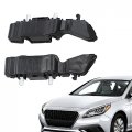 G-plus Front Left Right Side 1pair Bumper Brackets Compatible With 2012-2017 Hyundai Accent 865131r000 865141r000 Black