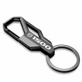 Ipick Image Compatible With Ram 1500 Logo Gunmetal Black Carabiner-style Snap Hook Metal Key Chain