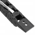Uxcell Drag Chain Cable Carrier Open Type With End Connectors R28 15x15mm 1 Meter Plastic For Electrical Cnc Router Machines