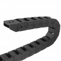 Uxcell Drag Chain Cable Carrier Open Type With End Connectors R28 15x15mm 1 Meter Plastic For Electrical Cnc Router Machines