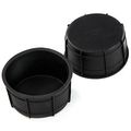Red Hound Auto 2 Rear Seat Flip Console Cup Holder Inserts 2001-2006 For Silverado Liners Crew Cab Replacement 