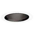 Halo Recessed 498p 6-inch Baffle Slope Ceiling Trim With Black Coilex 
