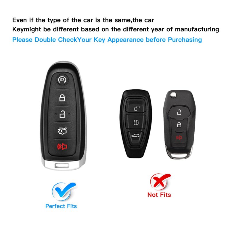 Ford Tpu Key Fob Cover With Keychain 360 Degree Protector For C Max Edge Escape Expedition Explorer Flex Focus Taurus Lincoln