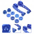 Veemoon 1 Set Car Window Handle Aluminum Alloy Crank Universal Replacement Door Accessories- Blue 