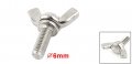 Uxcell Metric M6x16mm Stainless Steel Wing Bolt Butterfly Screw