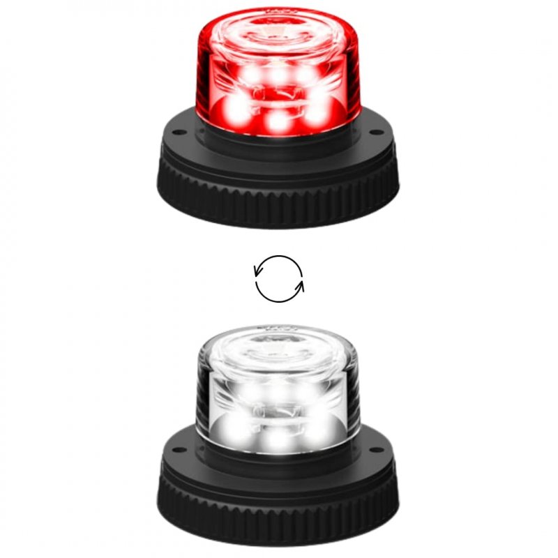 Speedtech Lights Flare 360 Degree Led 18w Strobe For Police Cars Construction Trucks Service Vehicles Plows Emergency Surface