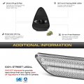 Vipmotoz Roof Clearance Led Lights Compatible With 1999-2016 Ford F250 F350 F450 F550 Super Duty Pickup Truck Chrome Housing