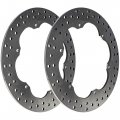 Niche Front Brake Rotor For Yamaha Seca Ii Xj600s 4bp-2582t-00-00 Motorcycle 2 Pack