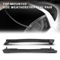 Top Mounted Side Weatherstrip Seal For Chevy Corvette 1997-2004 Black Pair 10313370 10313371 Lh Driver Rh Passenger Sides