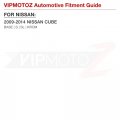 Vipmotoz Front Full Led Rear Side Marker Lights Compatible With 2009-2014 Nissan Cube Chrome Housing Smoke Tinted Lens Direct