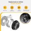 Front Wheel Brake Drum Hub For Kawasaki Mule 4010 4000 3020 3010 3000 2510 Kaf620 Kaf950 2001 Up Part 41038-7501 41038-1345