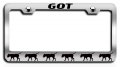 Got Boerboel Dogs Pets Chrome Metal License Plate Frame Tag Holder R96 