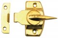 Prime-line F 2527 Sash Lock 1-3 4 And 1-1 2 In Hole Centers Fits Single Double Hung Wood Windows Steel W Diecast Lever Bright 