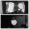 Acanii For 1999-2002 Chevy Silverado 1500 99-06 Gmc Sierra Black Tail Lights Brake Lamps Driver Passenger Side