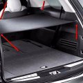 Maxx Express Trunk Security Cargo Area Shade Cover Ebony For Gmc Acadia 2007-2016