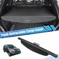 Acropix Retractable Cargo Cover Rear Trunk Security Shield Shade Adjustable Fit For Honda Crv 2007-2011 Privacy Black Pack Of 1