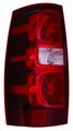Chevy Tahoe Suburban 07-12 Tail Light Assembly Without Hybrid Type Lh Us Driver Side Capa 