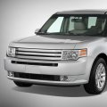 Factory Style Halogen Headlight Assembly Compatible With Ford Flex 2009-2012 Driver Left Side Chrome Housing Amber Corner
