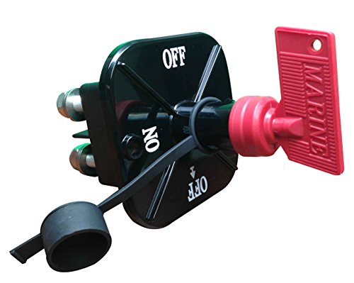 Marine Boat Heavy Duty 4 Position Battery Switch With Bakelite Pom Key 1500a Intermittent And 120a Continuous At 24v Ip65 Rated