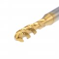 Uxcell Spiral Flute Tap M6 Thread H2 Tolerance M35 Cobalt Titanium Plating Hss