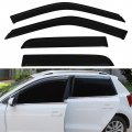 Aintier Side Window Deflectors Sun Rain Guards Set Fit For 1998-2001 Honda Cr-v 4 Pcs Black