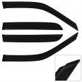 Aintier Side Window Deflectors Sun Rain Guards Set Fit For 1998-2001 Honda Cr-v 4 Pcs Black
