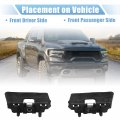 X Autohaux 1 Pair Front Bumper Mounting Support Bracket For Dodge Ram 1500 2009-2020 55277480ad 55277481ad Left And Right Side