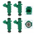 Aintier 0280156159 Engine Fuel Injectors Set Compatible With 2003-2006 For Nissan Sentra 4pcs 12 Holes