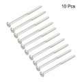Uxcell M6x120mm Phillips Head Machine Screws Zinc Plated Cross Screw Leather Fasteners Bolts For Account Book Half Thread