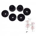 Gxywady 6 X Rear Differential Arm Mounting Bushing Support Rubber Replacement For Honda Cr-v 1997-2012