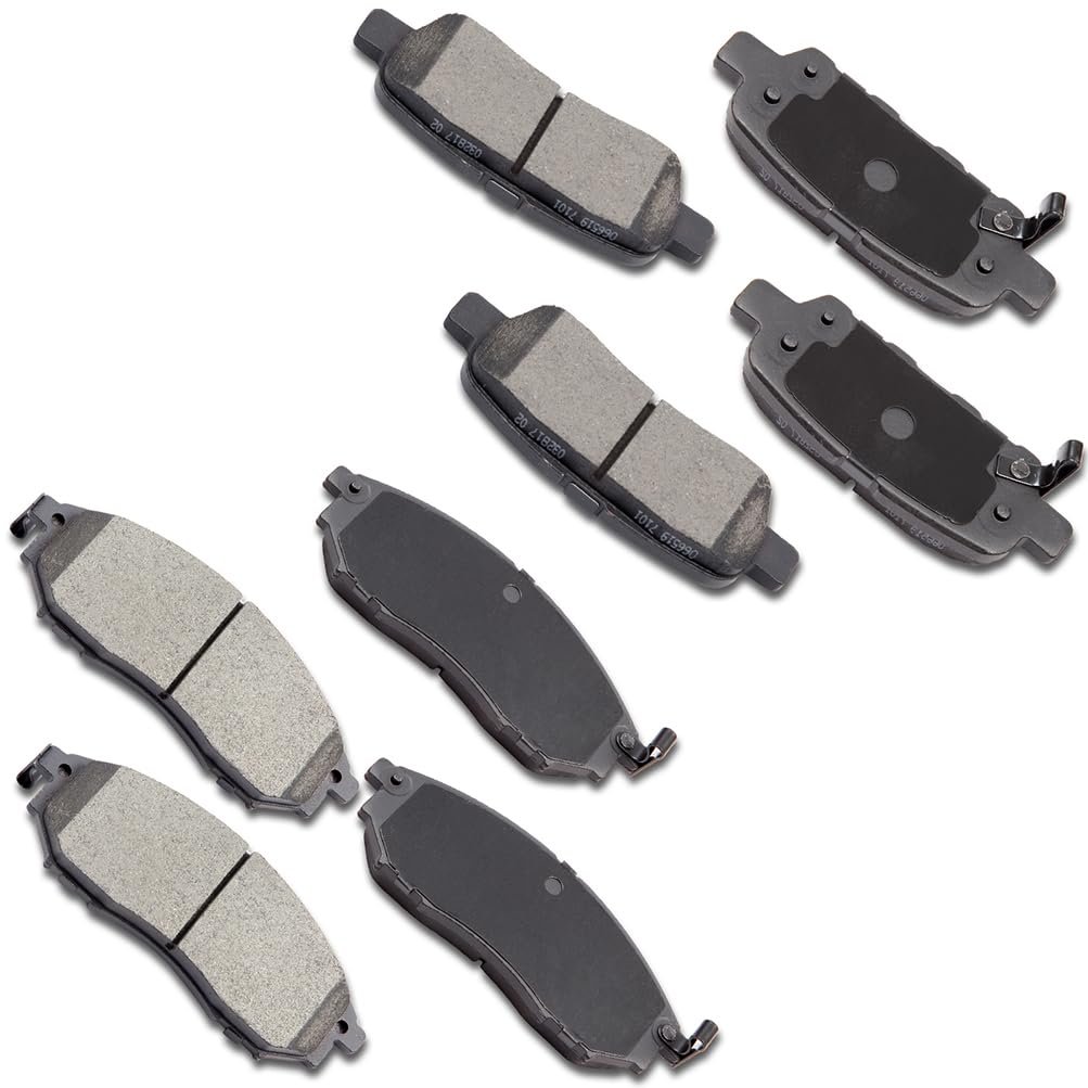 Brake Pad Set 8pcs Front And Rear Ceramic D888 D905