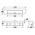 Set Of 10 Pcs Window Sash Weep Cover 1230white