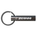 Dodge Demon Black Real Carbon Fiber Custom Designed Tube Style Key Chain