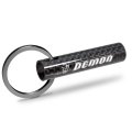 Dodge Demon Black Real Carbon Fiber Custom Designed Tube Style Key Chain